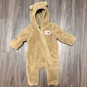 0-3M North Face One Piece Fleece NWOT